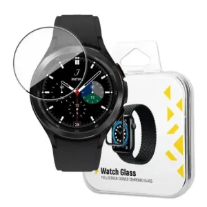 MG Watch Glass Hybrid zaštitno staklo za Samsung Galaxy Watch 4/5 40 mm, crno