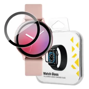 MG Watch Glass Hybrid zaštitno staklo za Samsung Galaxy Watch Active 2 44 mm, crno