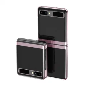 MG Plating Case ovitek za  Samsung Galaxy Z Flip, ružičasta