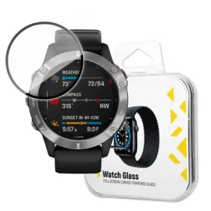 MG Watch Glass Hybrid zaštitno staklo za Garmin Fenix 6, crno