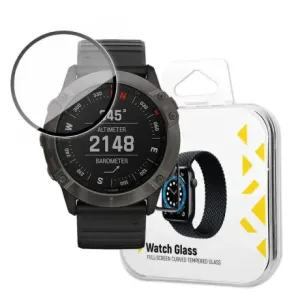 MG Watch Glass Hybrid zaštitno staklo za Garmin Fenix 6 Pro, crno