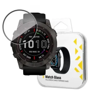 MG Watch Glass Hybrid zaštitno staklo za Garmin Fenix 7, crno