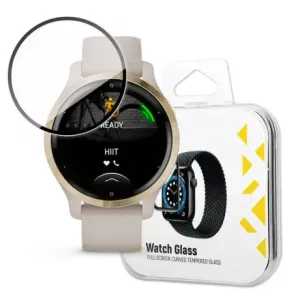 MG Watch Glass Hybrid zaštitno staklo za Garmin Venu, crno