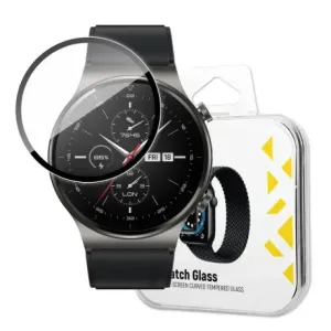 MG Watch Glass Hybrid zaštitno staklo za Huawei Watch GT 2 46 mm, crno