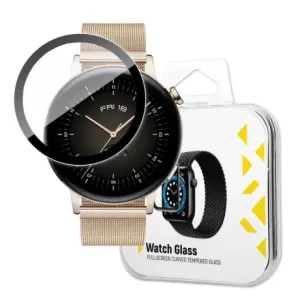 MG Watch Glass Hybrid zaštitno staklo za Huawei Watch GT 3 46 mm, crno