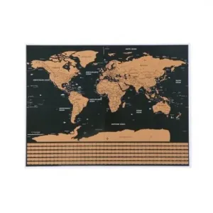 MG World Map putna karta svijeta na struganje 82 x 59 cm #368907