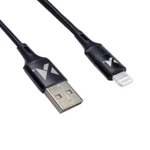 MG kabel USB / Lightning 2.4A 2m, crno
