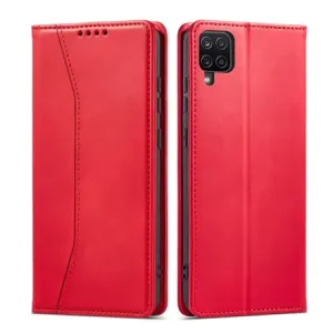 MG Magnet Fancy preklopna maska za Samsung Galaxy A12 5G , crvena