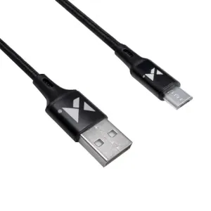 MG kabel USB / micro USB 2.4A 2m, crno #374128