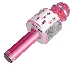 MG Bluetooth Karaoke mikrofon s zvučnikom, ružičasta #374047