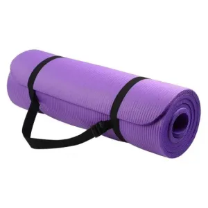MG Gymnastic Yoga Premium podloga za vježbanje 10mm + torba, ljubičasta