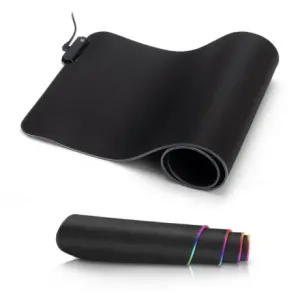 MG gaming podloga za miš, RGB LED, 80x30 cm, crno