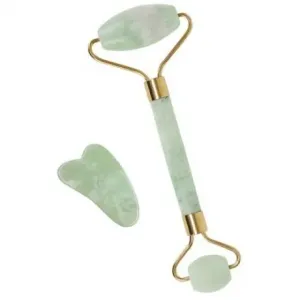 MG Jade Roller valjak za masažu za lice + Gua Sha, zeleno #368904