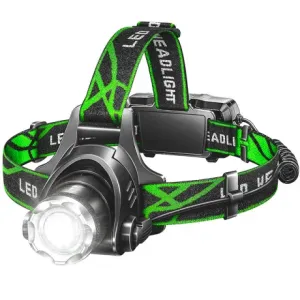MG LC2 LED prednja svjetiljka, crno/zeleno #373426