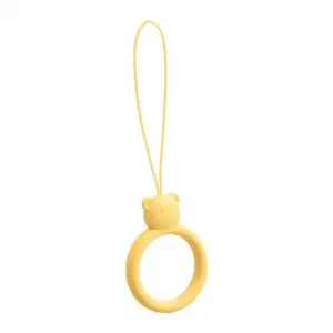 MG Bear Ring privjesak za mobitel, žuta #368514