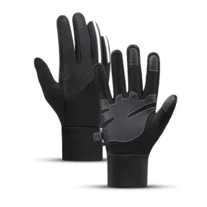 MG Non-slip rukavice za upravljanje dodirnim uređajima L, crno