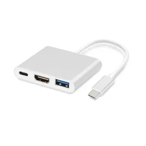 MG adapter USB-C - HDMI 4K / USB / USB-C 0.25m, bijela