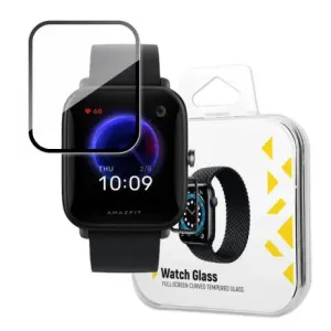 MG Watch Glass Hybrid zaštitno staklo za Xiaomi Amazfit Bip U, crno