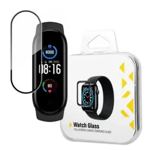 MG Watch Glass Hybrid zaštitno staklo za Xiaomi Mi Band 5, crno