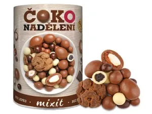 Směs ořechů a ovoce v čokoládě, Mixit ČOKOLÁDOVÉ NADĚLENÍ, dóza, 450 g