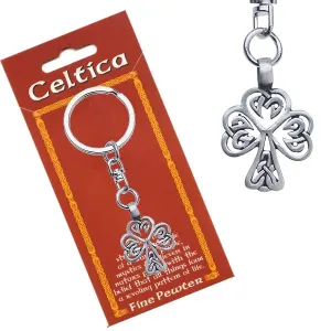 Privjesak za ključ, metalni, motiv keltskog stabla