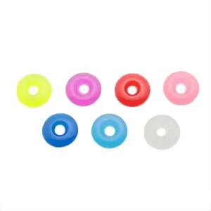 Akrilni krug za piercing u boji - privjesak za šipkicu - Boja: Plava