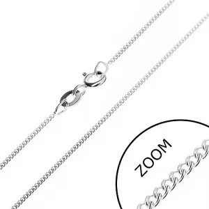 Fini lančić izrađen od 925 srebra - guste karike, 1,2 mm