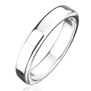 Prsten od 925 srebra - deblja traka sjajne površine - Veličina: 50