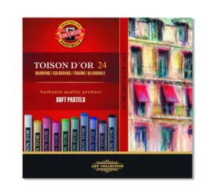 Set suhih pastela TOISON D OR / 24-dijelni (suhe pastele)