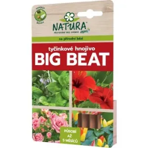 Tyčinkové hnojivo Natura BIG BEAT, balení 12 ks