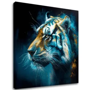 Dekorativna slika na platnu - PREMIUM ART - Tiger's Mighty Spirit ()