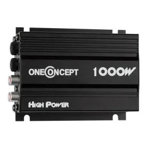OneConcept Auna Compact 4-kanalno 600 W auto HiFi pojačalo - crno
