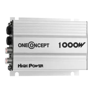 OneConcept Auna 4-kanalno 600W hifi pojačalo za auto- srebrna boja