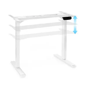 OneConcept Multidesk Comfort, visinski podesivi pisaći stol, električni, visina 62-128 cm, crni