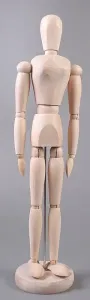 Drveni model ljudskog tijela - žena - 40 cm (slikarski pribor)