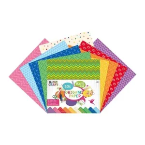 Papir u boji za origami 15 x 15 cm - set 50 kom (papir za)
