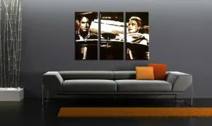 Ručno slikane slike na platnu na platnu POP Art James Bond 3-dijelna  () #204858