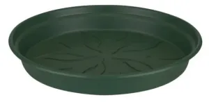 Plastová podmiska pod květináč elho GREEN BASICS, průměr 25 cm, tmavě zelená