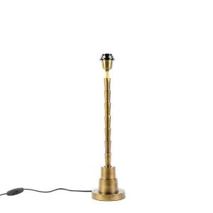 Art Deco stolna svjetiljka bronca bez sjene - Pisos