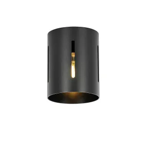 Dizajnerska stropna svjetiljka crna - Yana