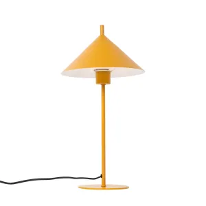 Dizajn stolna lampa žuta - Triangolo