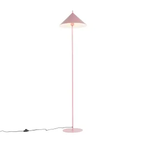Dizajnerska podna lampa roza - Triangolo