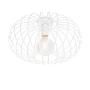 Dizajn stropna svjetiljka bijela 39 cm - Johanna