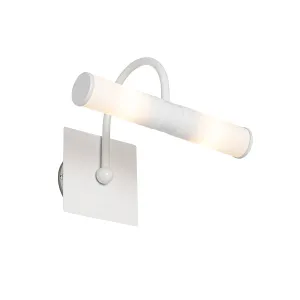 Klasična kupaonska zidna svjetiljka bijela IP44 2 svjetla - Bath Arc