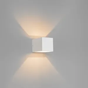 Komplet od 2 moderne zidne svjetiljke bijele - Transfer