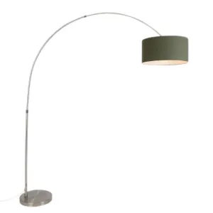 Lučna svjetiljka čelična mahovina zeleno sjenilo 50/50/25 - XXL