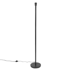 Moderna podna svjetiljka crna bez sjene - Simplo