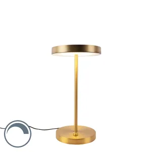 Moderna stolna svjetiljka brončana sa LED - Disco