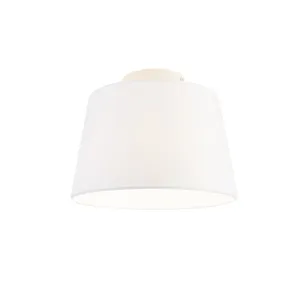 Moderna stropna svjetiljka s bijelom hladom 25 cm - Combi