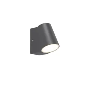 Moderna vanjska zidna svjetiljka antracit s LED - Uma